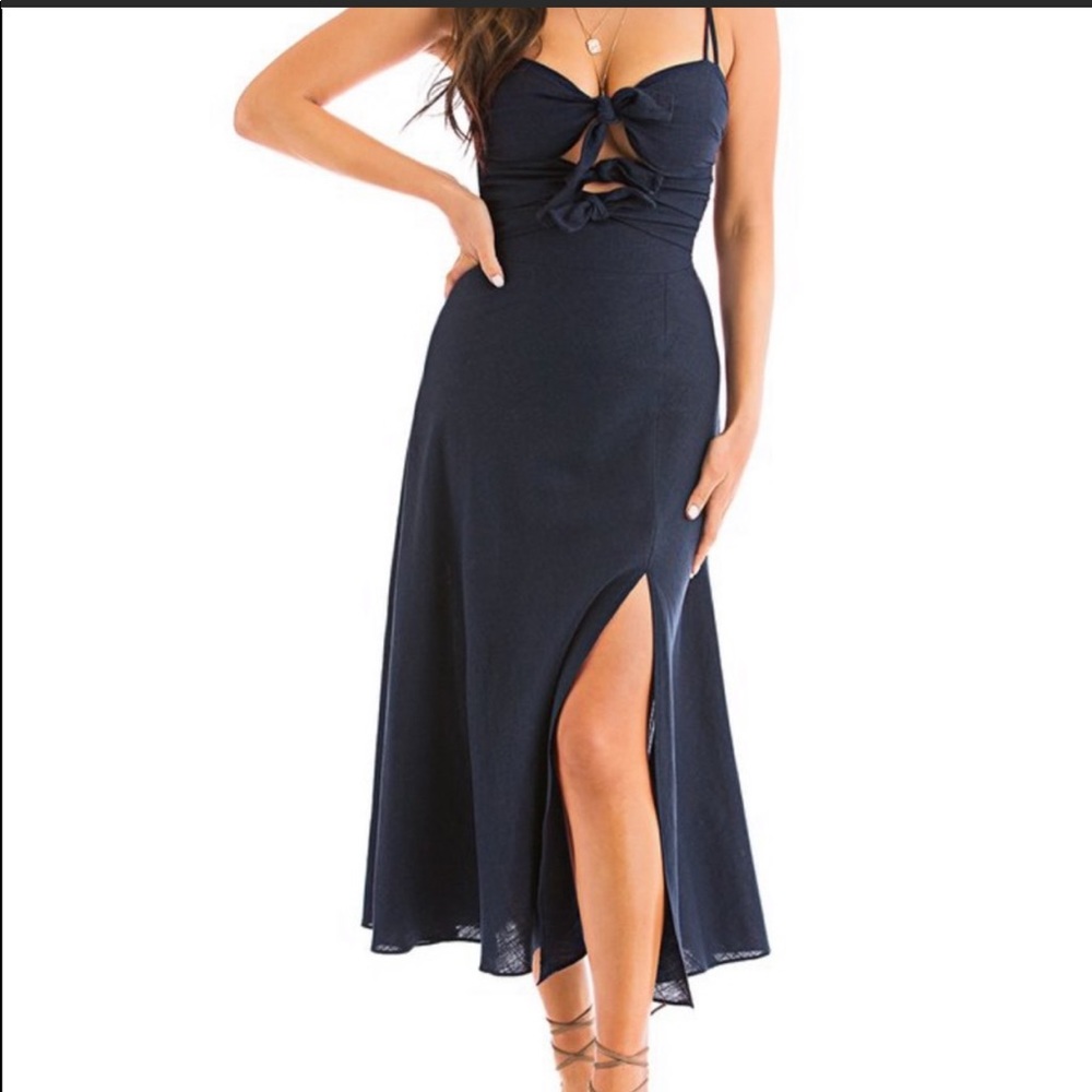 Navy blue dress